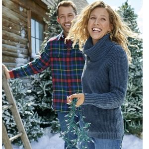 LL Bean Waffle Knit Sweater